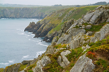 Image showing coast in Brittany