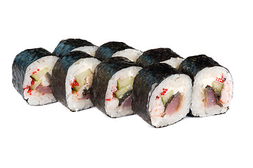 Image showing Roasted roll with tuna fish