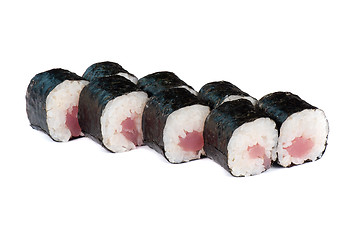 Image showing Roasted roll with tuna fish