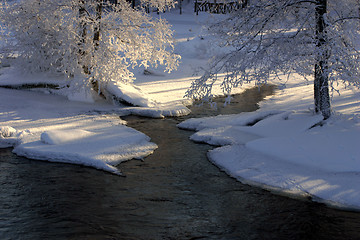 Image showing The winter river