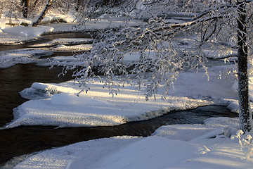 Image showing The winter river