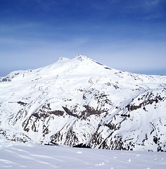 Image showing Panoramic view on mount Elbrus