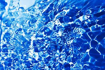 Image showing Blue water