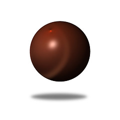 Image showing Abstract Brown Globe