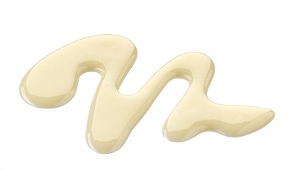 Image showing condensed milk on a white background