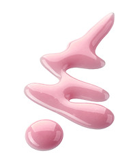 Image showing pink cream sample