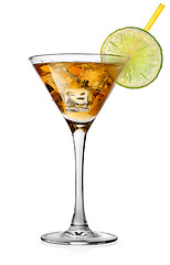 Image showing Cocktail with lime