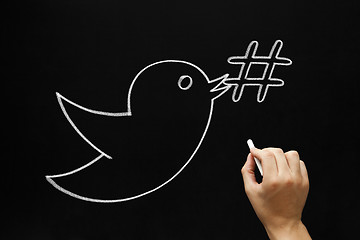 Image showing Bird Hashtag Concept