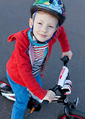 Image showing kid riding bike