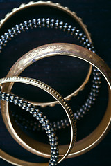 Image showing antique bronze bracelets