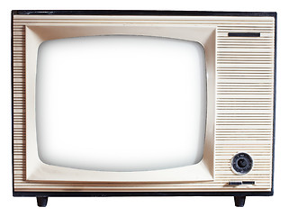 Image showing Old Russian TV set