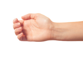 Image showing Isolated human hand