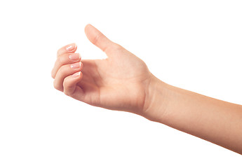Image showing hand on white background