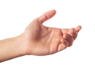 Image showing Friendly human hand