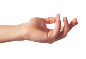 Image showing Friendly human hand isolated