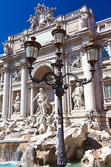 Image showing Fountain di Trevi