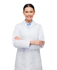 Image showing smiling female doctor