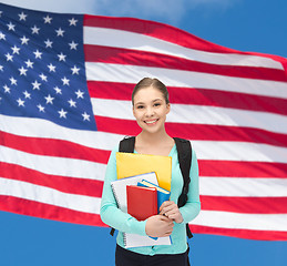 Image showing happy and smiling teenage girl