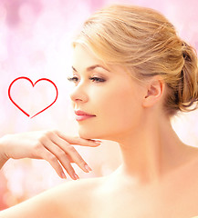 Image showing beautiful woman in spa salon