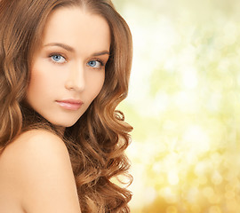 Image showing beautiful woman with long hair