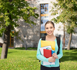 Image showing happy and smiling teenage girl