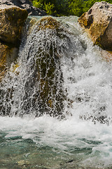 Image showing waterfall in alps