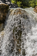 Image showing waterfall in alps