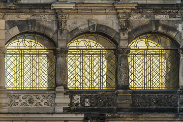 Image showing Historic windows in Dresden