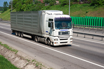 Image showing Truck on highway