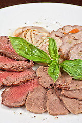 Image showing Closeup meat cuts