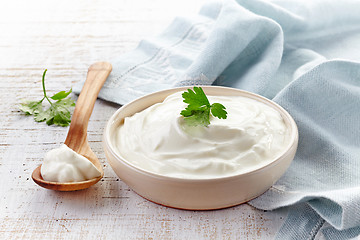 Image showing sour cream