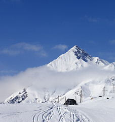 Image showing Ski resort in Caucasus Mountains