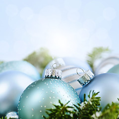 Image showing Christmas ornaments