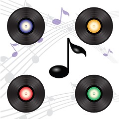 Image showing vinyl record