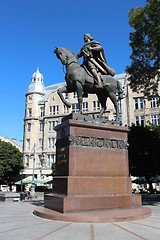 Image showing monument of Daniel of Galicia in Lvov city
