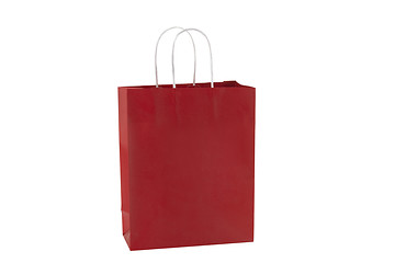 Image showing Red shopping bag