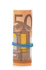 Image showing Fifty euro banknote