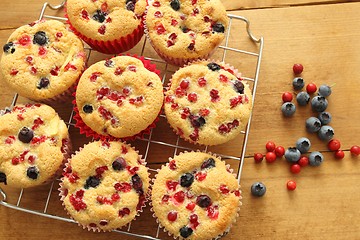 Image showing Homemade muffins