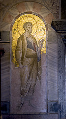 Image showing St. Peter mosaic in Chora church, Istanbul