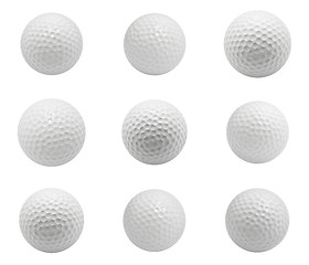 Image showing Golf balls