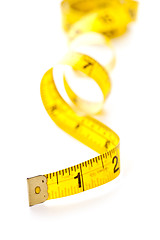 Image showing yellow measuring tape