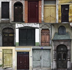 Image showing Doors Collage