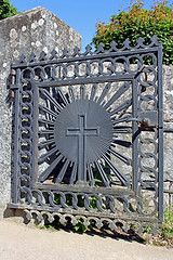 Image showing Church Gate with a Cross