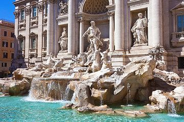 Image showing Fountain di Trevi