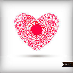 Image showing Beautiful Heart for Valentines Day background.