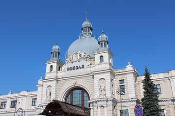 Image showing Beautiful architecture of the building in Lvov