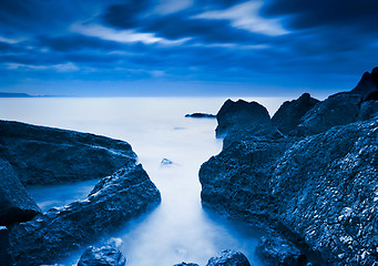 Image showing Beautiful beach landscape 