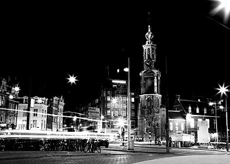 Image showing Amsterdam at night