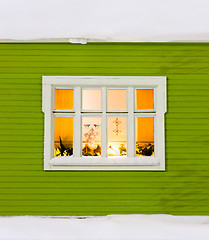 Image showing Christmas window