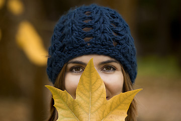 Image showing Enjoying the autumn